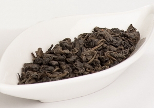 Pearly green loose leaf tea