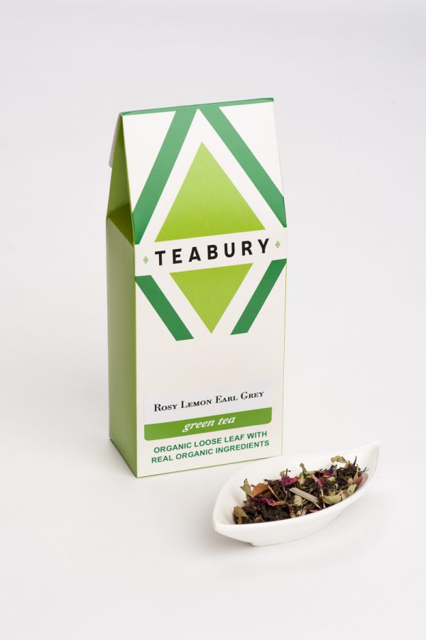Rose & Lemon Earl Grey Green Tea - Teabury