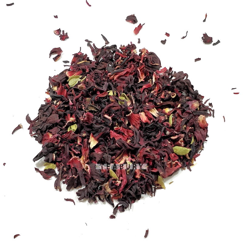 Organic hibiscus spice, hibiscus chai